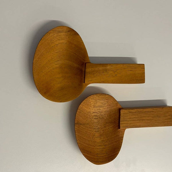 Itza Wood: Salad Server Set, mahogany