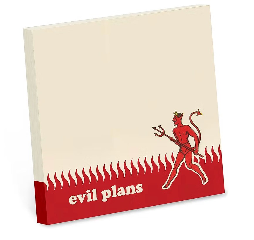 Bad Betty: Evil Plans Sticky Notes