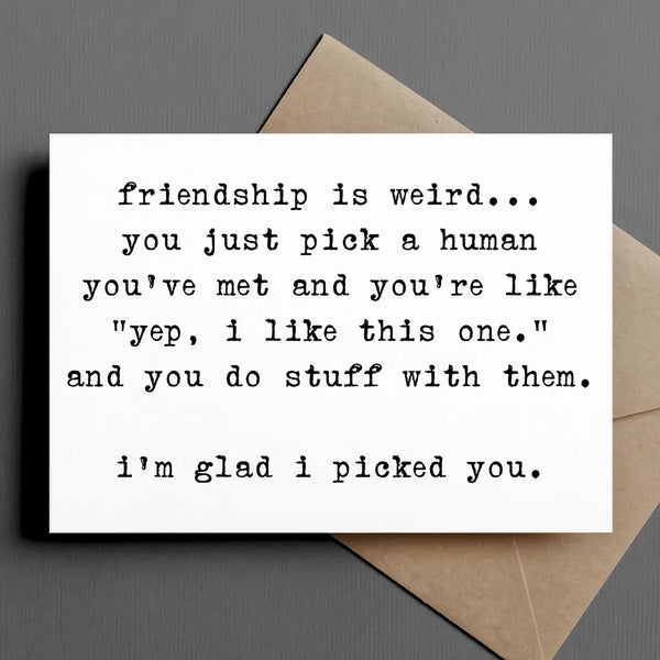 Ink and Attitude: Friendship is Weird