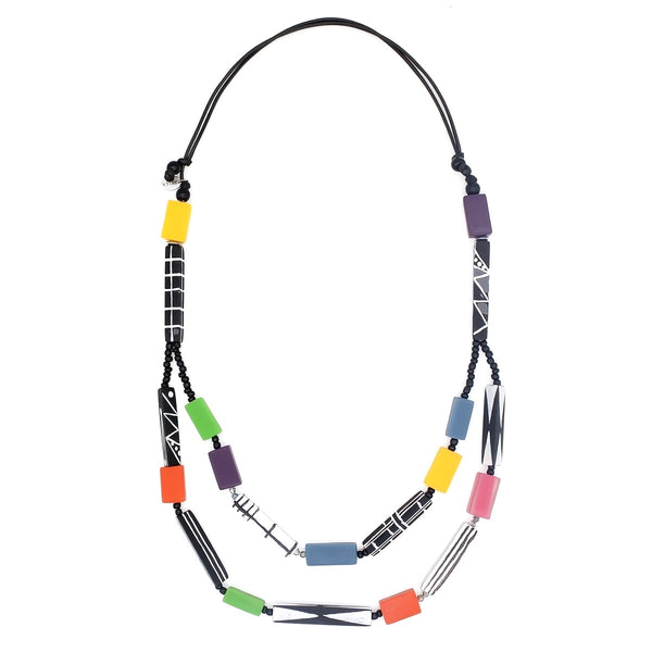 Sylca: Soran Brights Mixed Bead Necklace