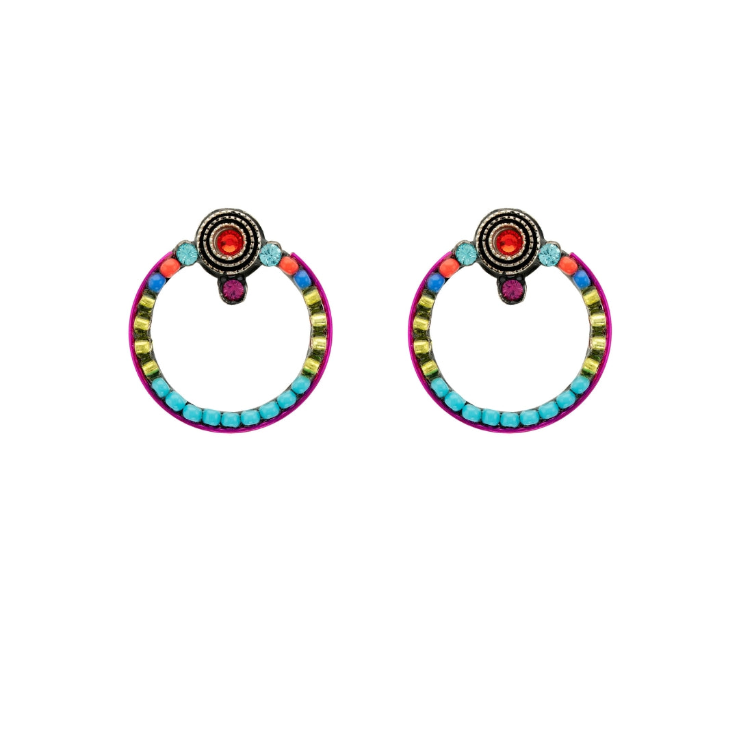 Firefly: Hoop Stud Earrings (E989P)