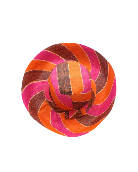 Shebobo: Whimsy Swirl Wide Brim Packable Sun Hat