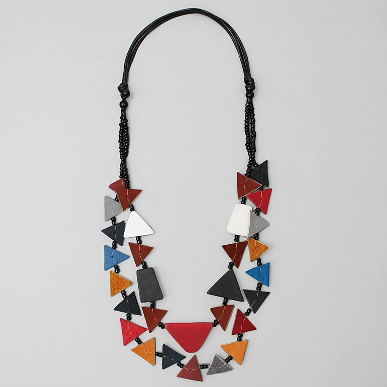 SYLCA: Charlotte Triangles Necklace