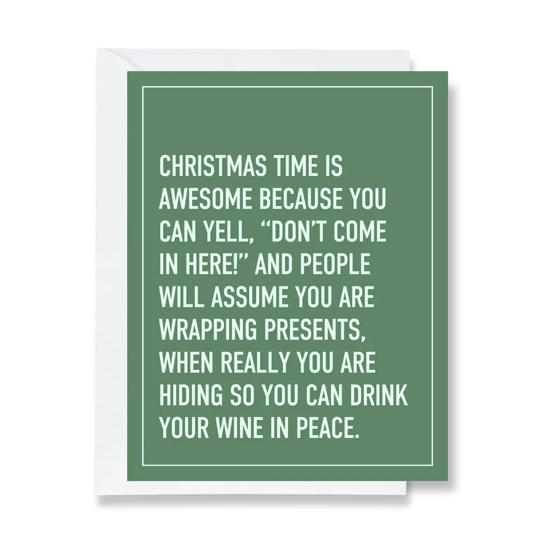 Ink & Attitude: Drink Your Wine in Peace