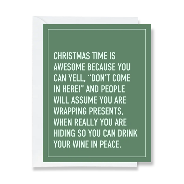 Ink & Attitude: Drink Your Wine in Peace