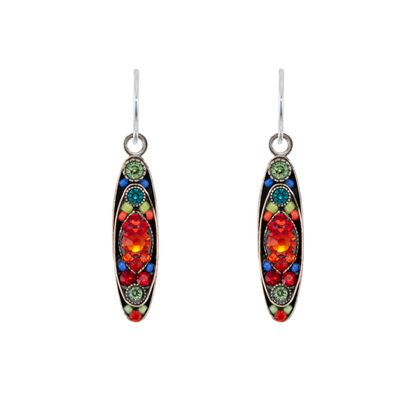 Firefly: Long Oval Earrings (E185)