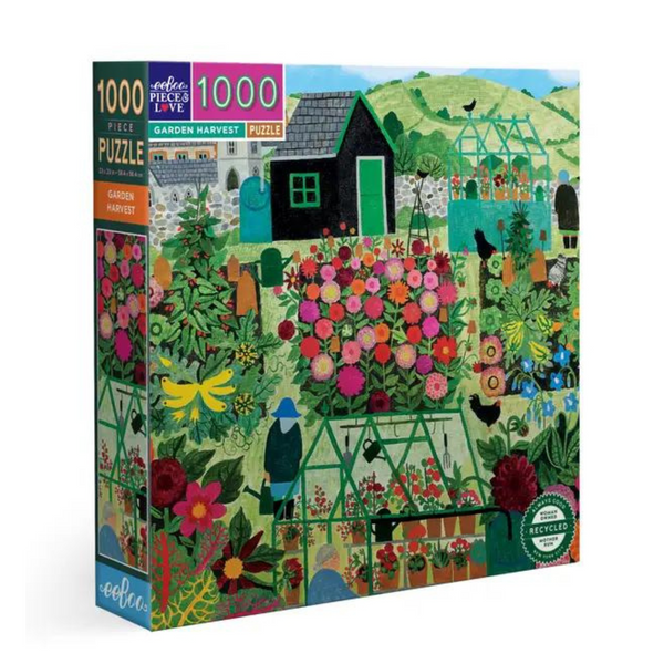 eeBoo: Garden Harvest 1000pc Puzzle