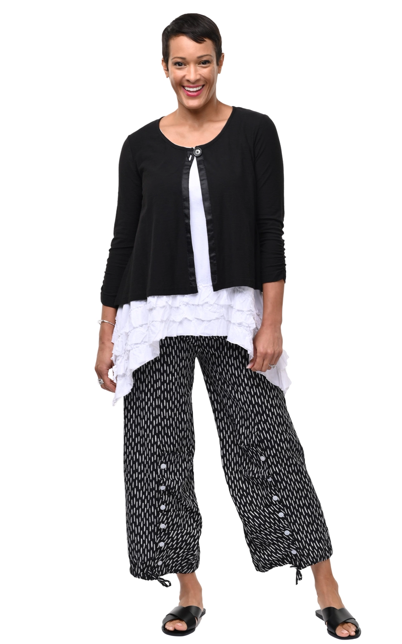 Tulip: Dashed Lines Scooter Pants