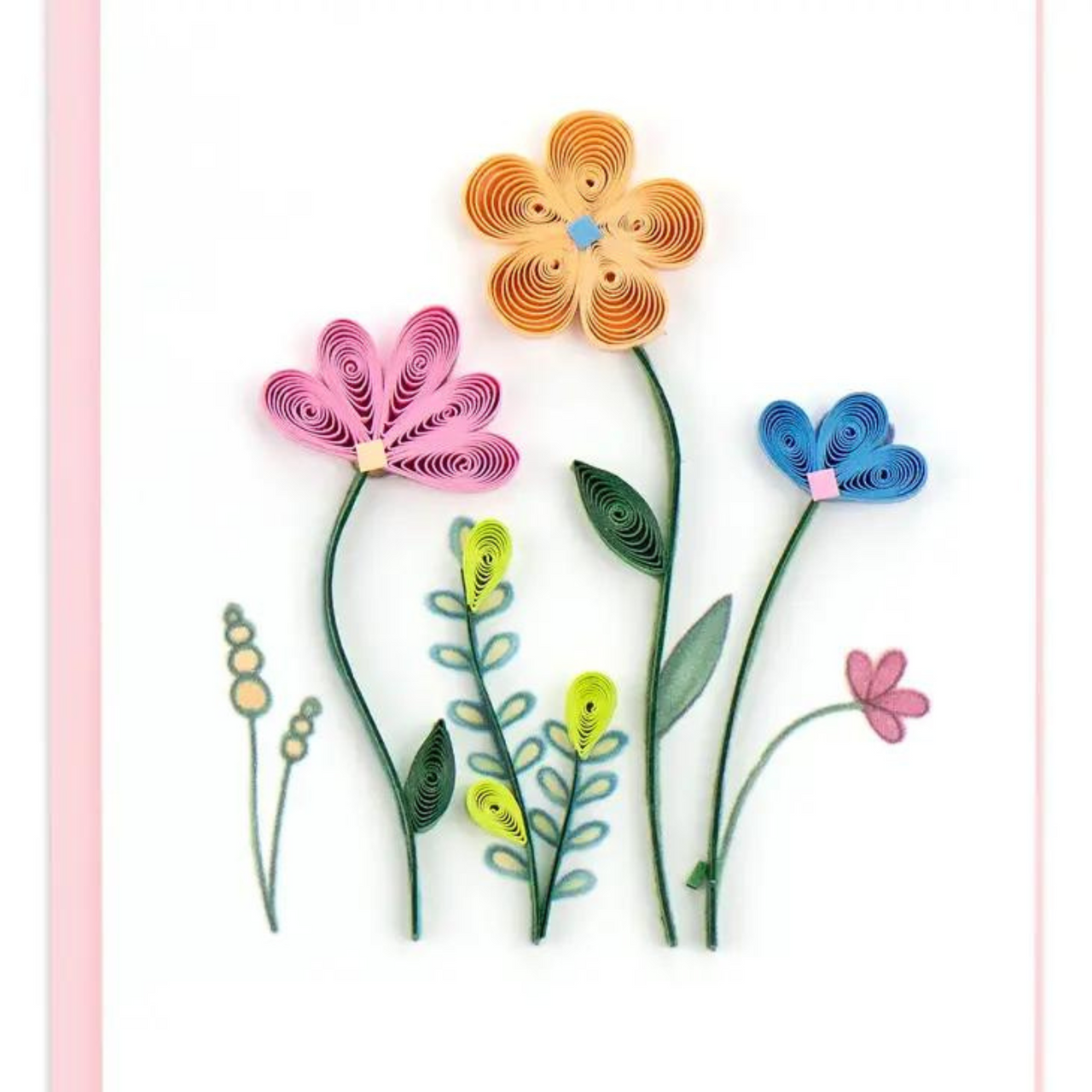 Quilling Card: Wildflowers Gift Enclosure