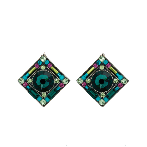 Firefly: Contessa/Geometric Diamond Post Earrings (E341P)