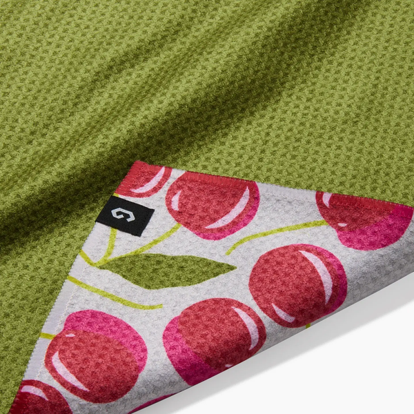 Geometry: Cherry Chic Tea Towel (double-sided)