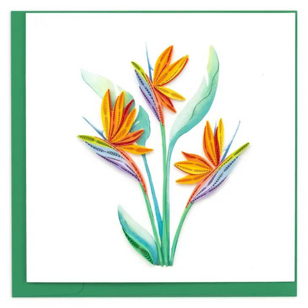 Quilling Card: Bird of Paradise