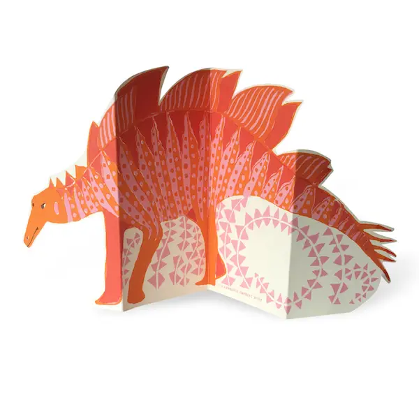 Cambridge Imprint: Stegosaurus Concertina Card