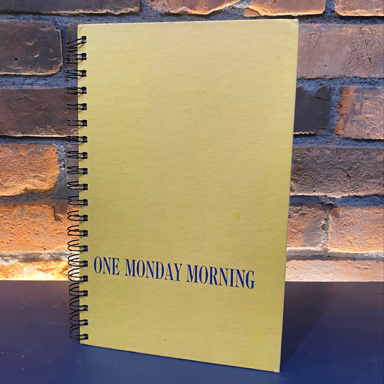 Attic Journals: One Monday Morning