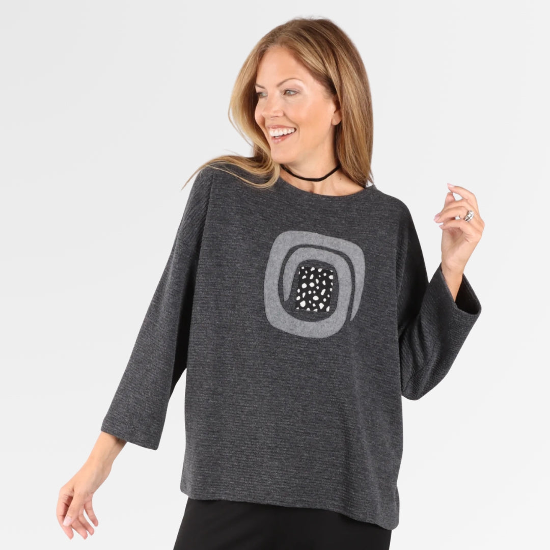 Christopher Calvin: Applique Top