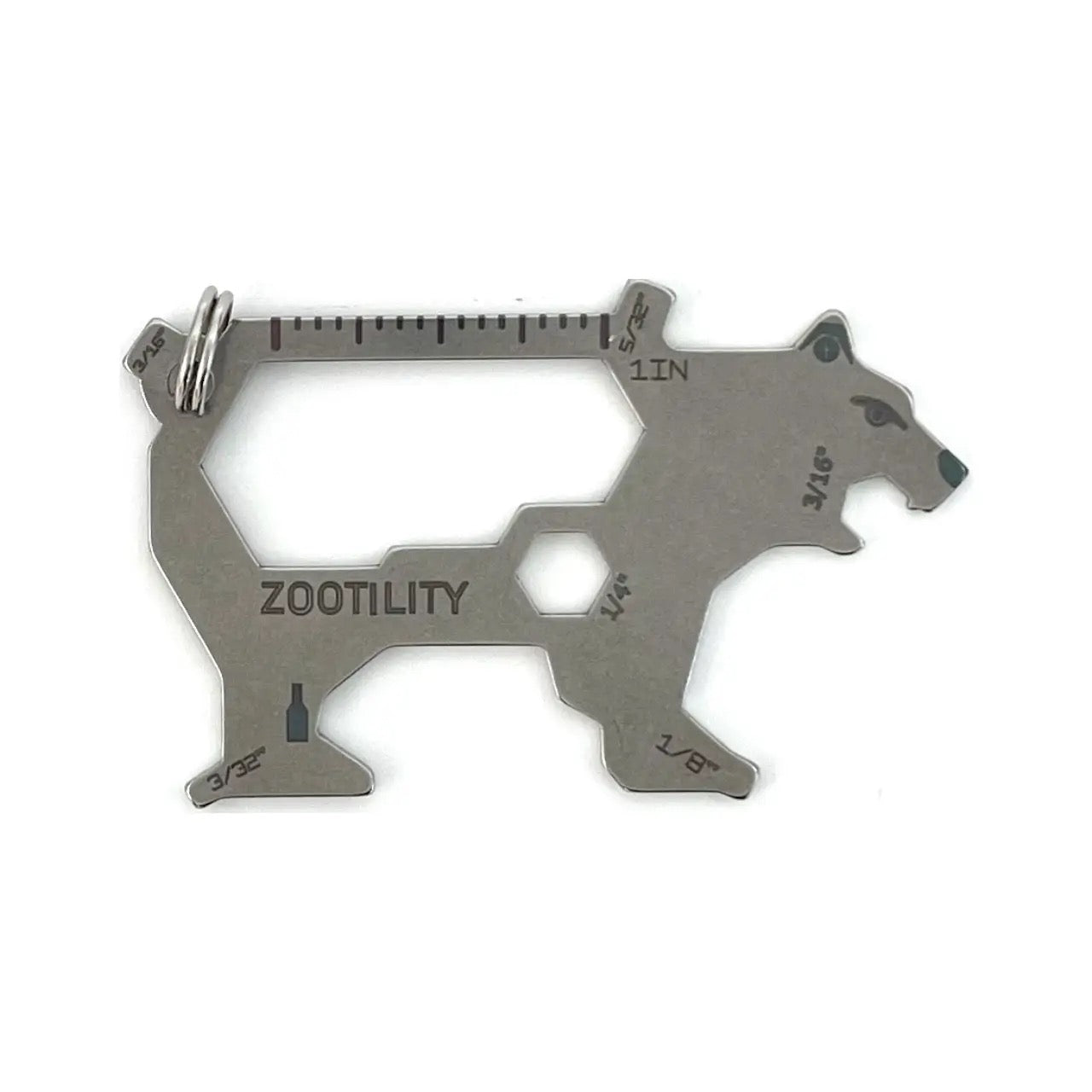 Zootility: Bear Keychain Multi-Tool