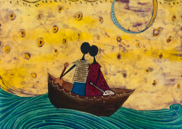 Lisa Telling Kattenbraker: Take your wishes out to sea (card)