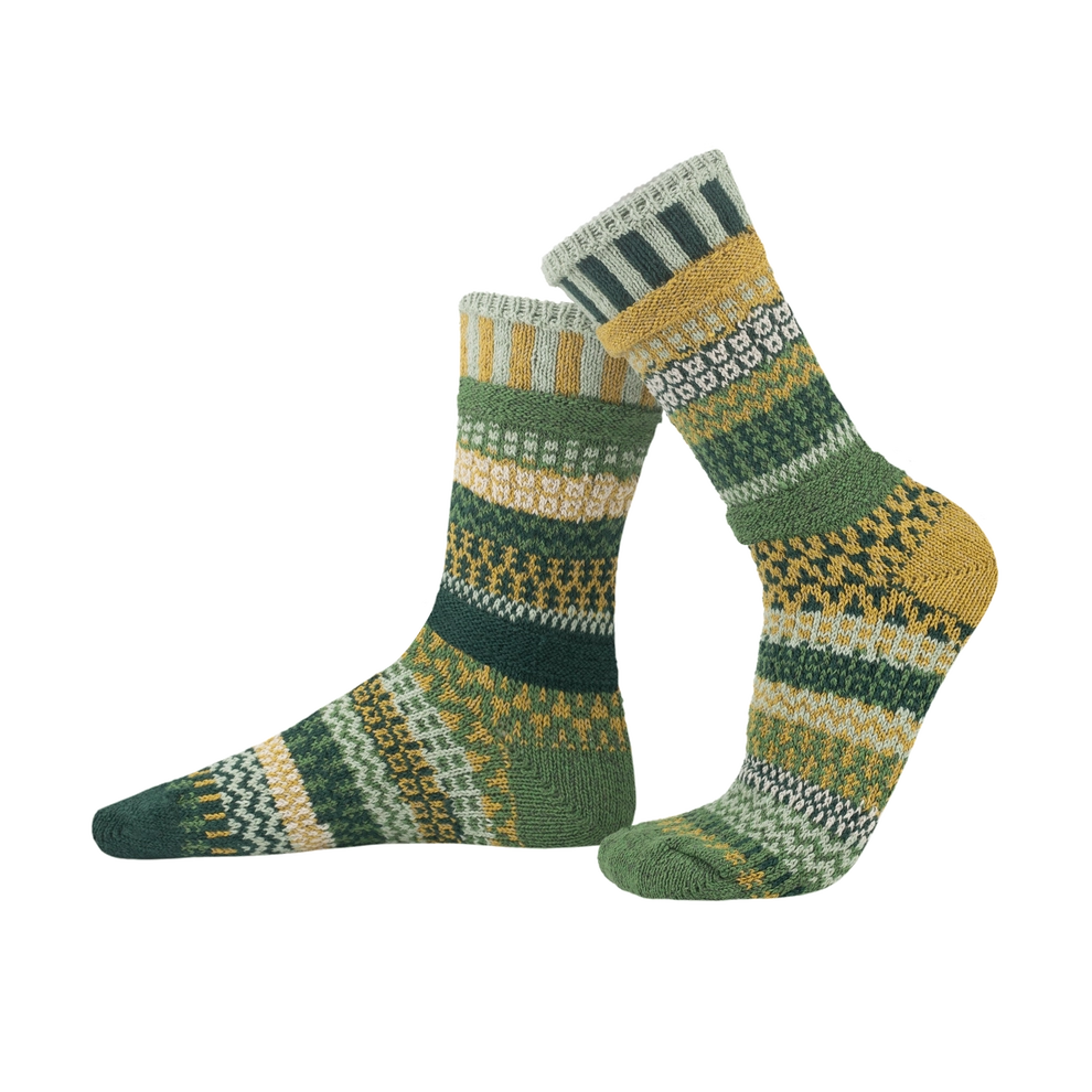 Solmate:  Crew Sock, Fiddlehead