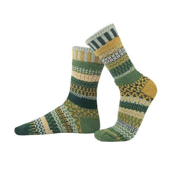 Solmate:  Crew Sock, Fiddlehead