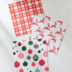 Geometry: Xmas Day Dishcloth Set