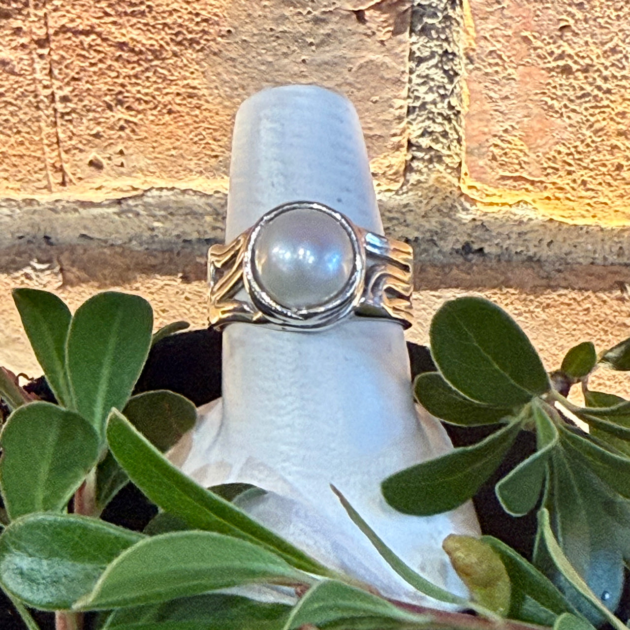 Jolica: Rome Ring, White Pearl, sz 9
