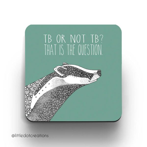 Little Dot Creations: TB or Not TB Coaster