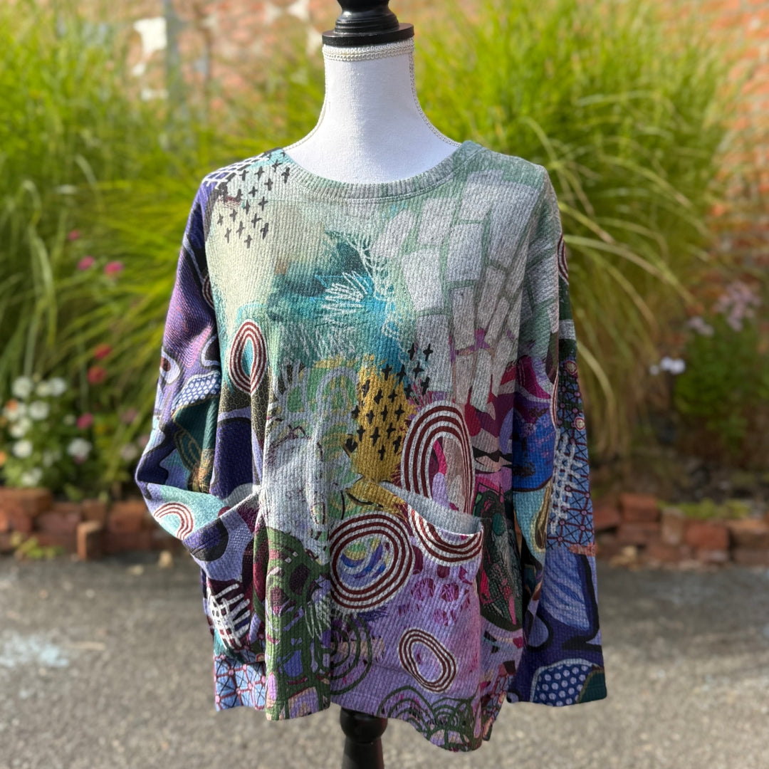 Inoah: Violeta Dolman Sleeve Crew Neck