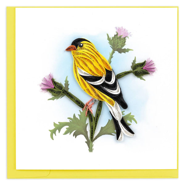 Quilling Card: American Goldfinch