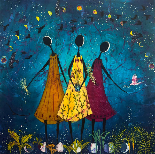 Lisa Telling Kattenbraker: "Three graces" unframed print