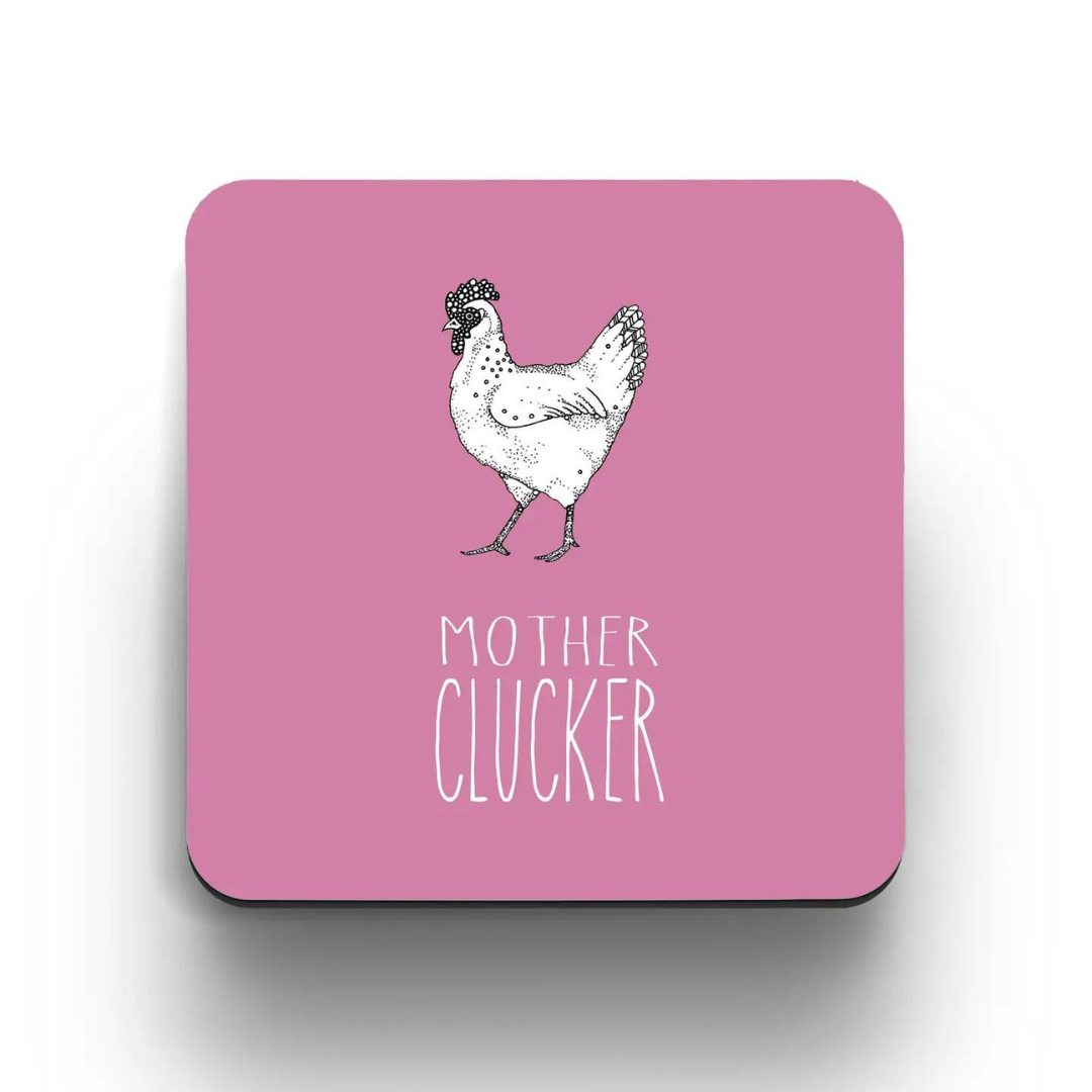 Little Dot Creations: Mother Clucker Coaster