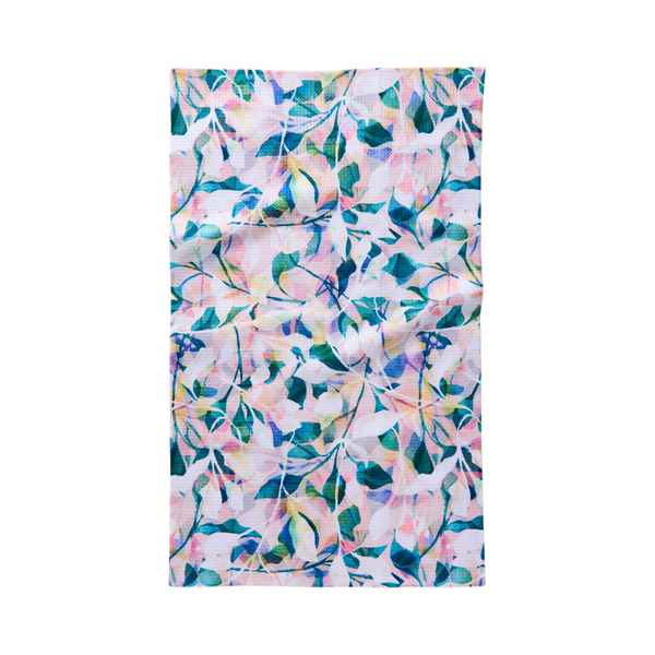 Geometry: Painted Foliage Tea Towel