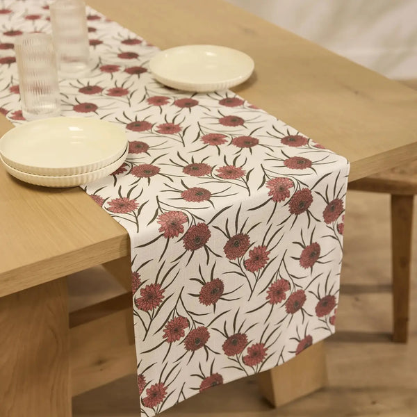 Geometry: Wild Dahlia Table Runner