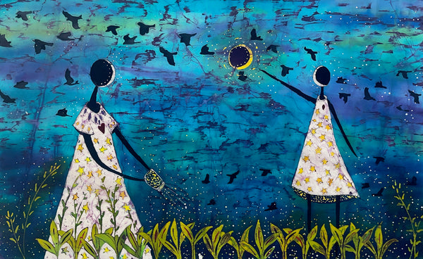 Lisa Telling Kattenbraker: "Shining on the edge of night" unframed print