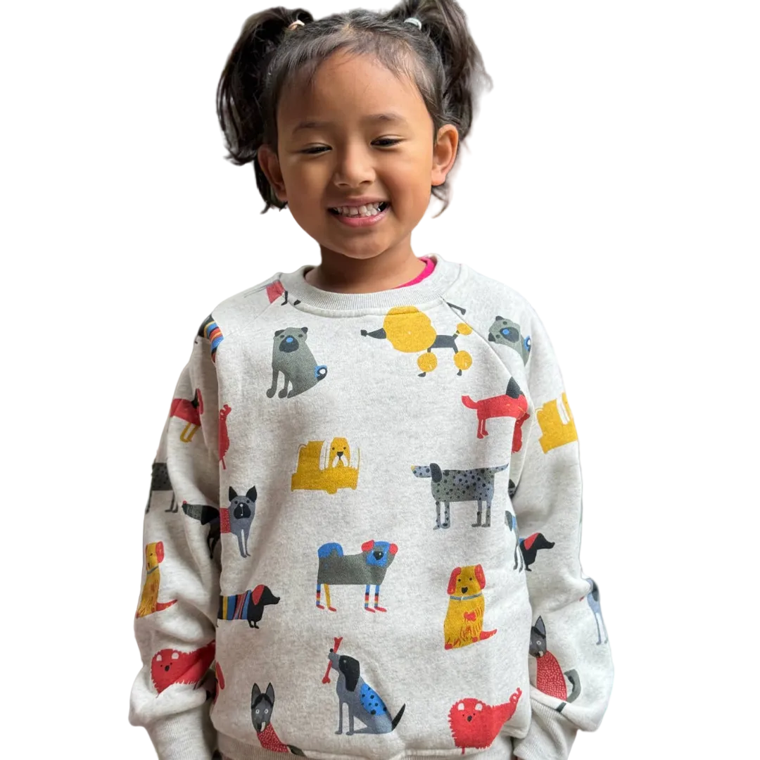 LA Soul: Kids Dog Print Sweatshirt