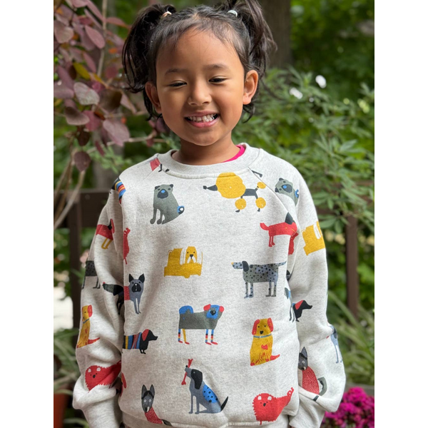 LA Soul: Kids Dog Print Sweatshirt