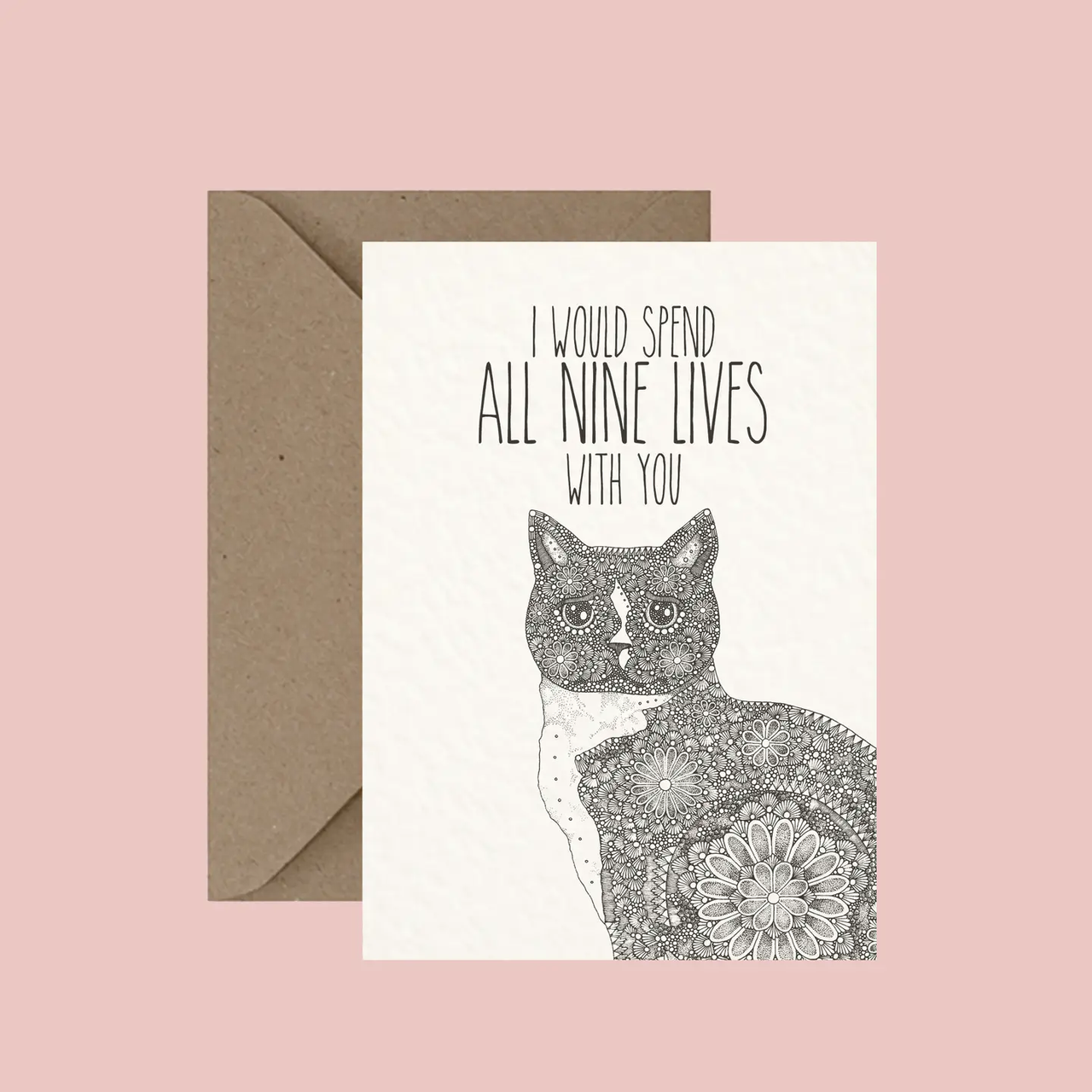 Little Dot Creations: I Would Spend All Nine Live with You Card