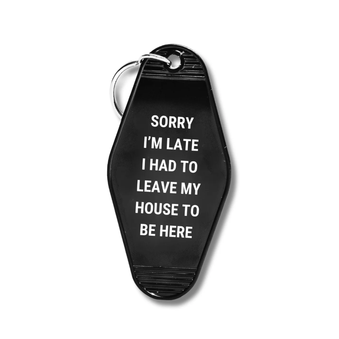 Get Bullish: Sorry I'm Late Keychain