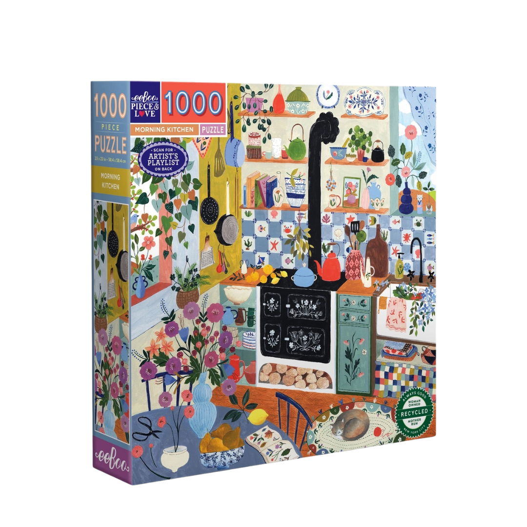 eeBoo: Morning Kitchen 1000pc Puzzle