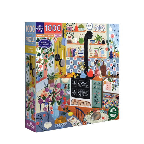 eeBoo: Morning Kitchen 1000pc Puzzle