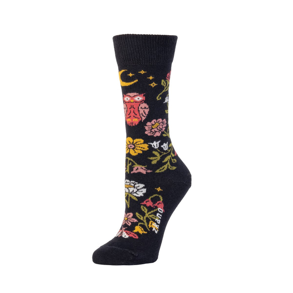 Zkano: Enchanted Garden Crew Sock (M)