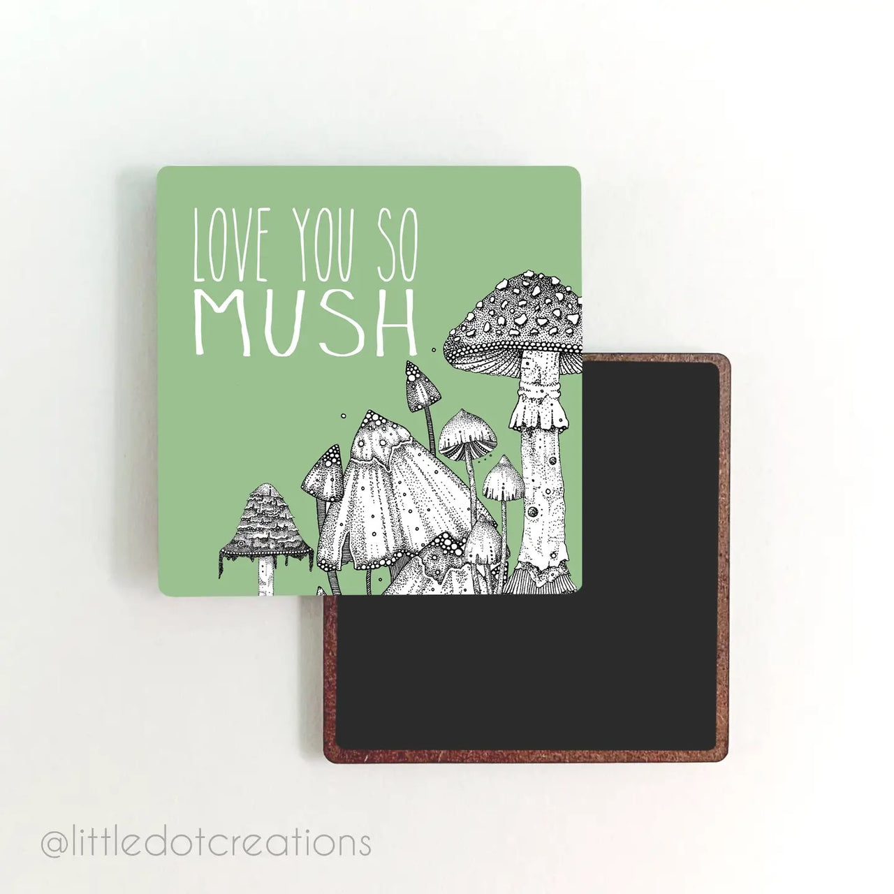 Little Dot Creations: Love You So Mush Magnet