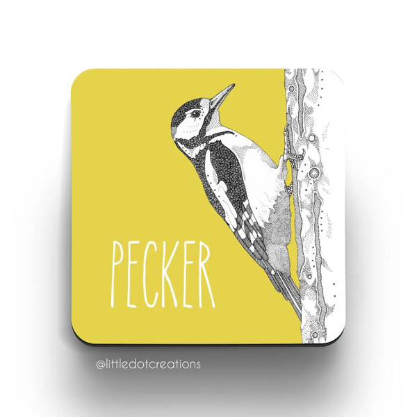 Little Dot Creations: Pecker Coaster