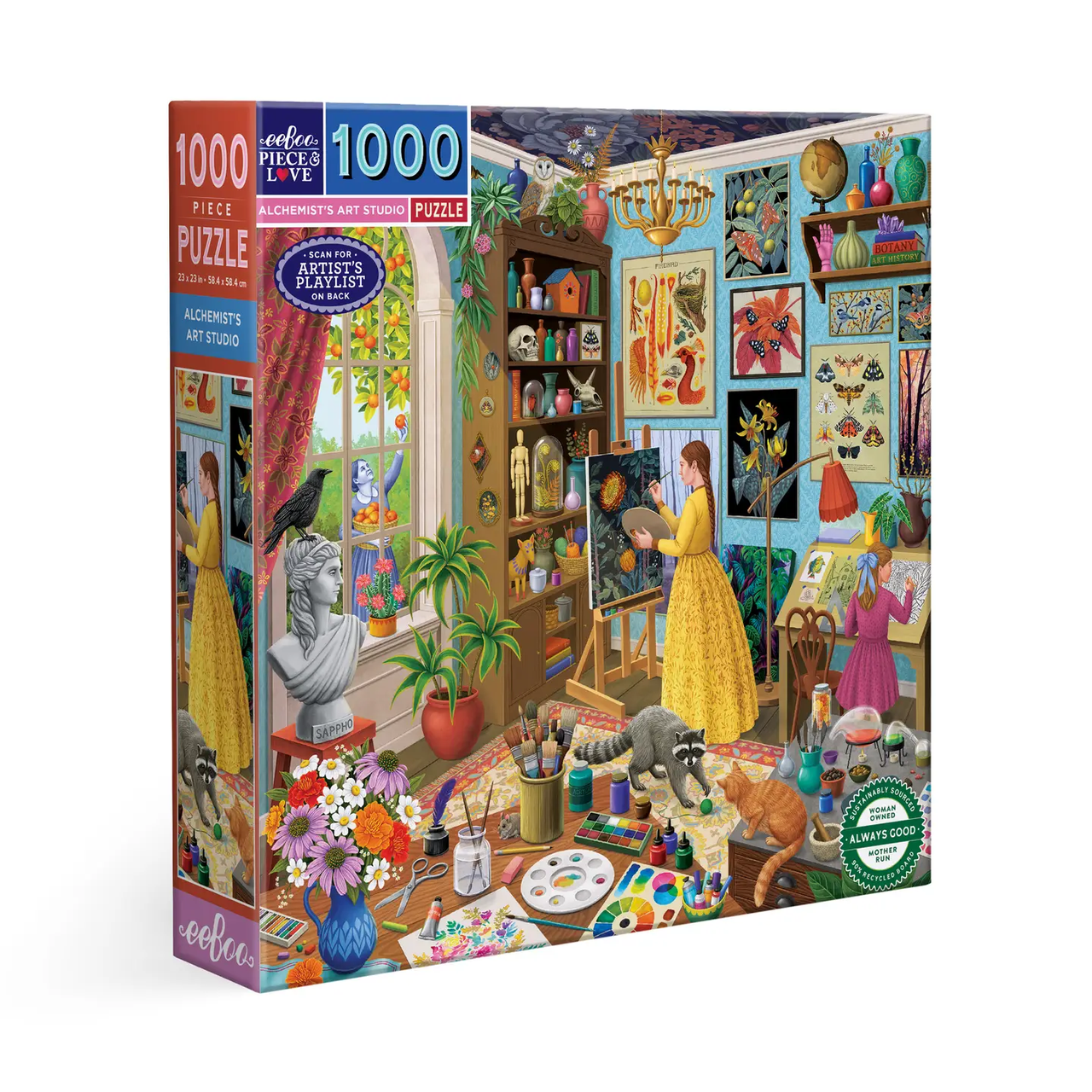 eeBoo: Alchemist's Art Studio 1000pc puzzle