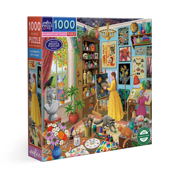eeBoo: Alchemist's Art Studio 1000pc puzzle