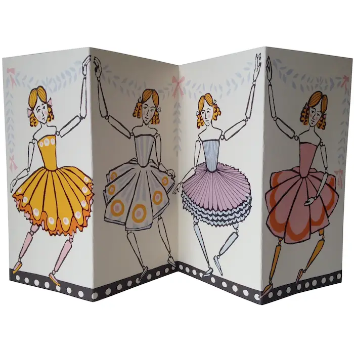 Cambridge Imprint: Marionettes Concertina Card