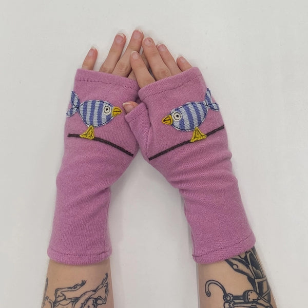 Sardine Clothing Co: Cute Bird Fingerless Gloves