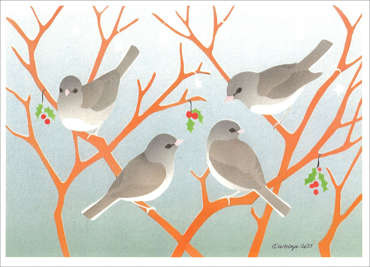 Crane Creek Graphics: Holiday Card Box, Birds,