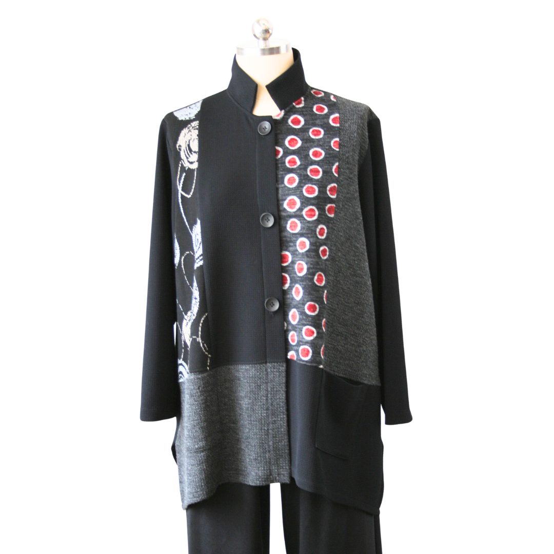 Christopher Calvin: Mixed Media Jacket