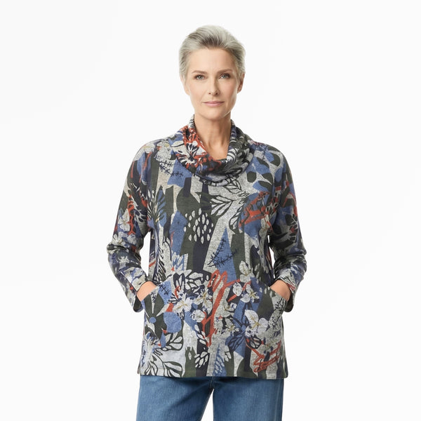 Inoah: Veronica Cowl Neck Top