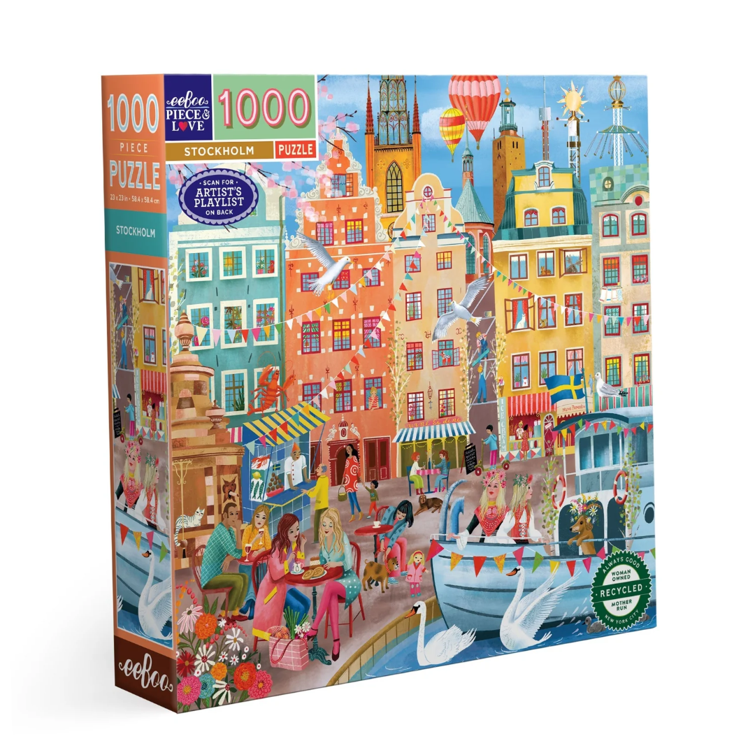 eeBoo: Stockholm 1000pc Puzzle